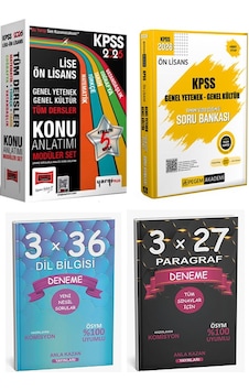 Anla Kazan 2026 Yargı + Pegem Kpss Lise Önlisans Modüler Set Konu Ve Soru + Denemeler 4 Lü Set Anla Kazan 2026 Yargı + Pegem Kpss Lise Önlisans Modüler Set Konu Ve Soru + Denemeler 4 Lü Set