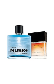 Avon Musk Marine ve Full Speed Erkek Parfüm Seti Avon Musk Marine ve Full Speed Erkek Parfüm Seti