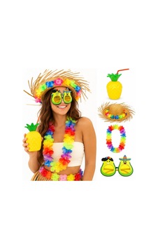 Dilaratrendhouse Hawaii Parti Seti Ananas Bardak Hasır Şapka Avokado Gözlük Çiçek Kolye Dlra Diğer Dilaratrendhouse Hawaii Parti Seti Ananas Bardak Hasır Şapka Avokado Gözlük Çiçek Kolye Dlra Diğer