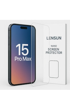 Apple iPhone 15 Pro Max Uyumlu Lensun Nano Ekran Kaplama
