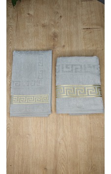4 Parça Banyo Set 50x90 - 30x50 Gri 4 Parça Banyo Set 50x90 - 30x50 Gri