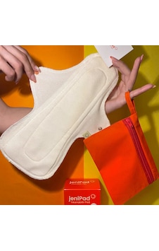 Jenipad Yıkanabilir Lohusa & İdrar Kaçırma Pedi Beyaz