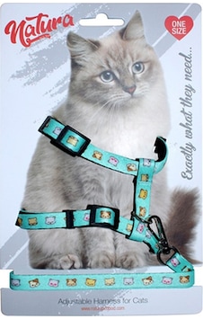 Natura Yetişkin Kedi Bel Tasması - Kedi Desenli Natura Yetişkin Kedi Bel Tasması - Kedi Desenli