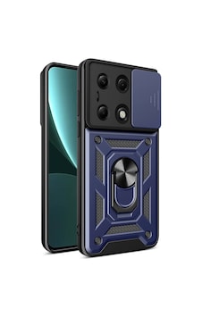 Xiaomi Redmi Note 13 Pro 4g İle Uyumlu Kılıf Magnetik Standlı Kamera Korumalı Sürgülü Kapak Xiaomi Redmi Note 13 Pro 4g İle Uyumlu Kılıf Magnetik Standlı Kamera Korumalı Sürgülü Kapak