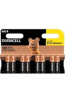 Duracell Basic 8'Li AA Kalem Pil Duracell Basic 8'Li AA Kalem Pil