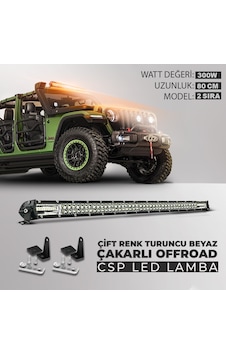 300 w 80 cm Çift Sıra 5 Modlu Turuncu Beyaz Off Road Led Bar Uyum 300 w 80 cm Çift Sıra 5 Modlu Turuncu Beyaz Off Road Led Bar Uyum