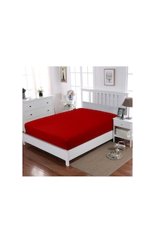 Lionas Lastikli %100 Pamuk Penye Çarşaf 140x200 Kırmızı Lionas Lastikli %100 Pamuk Penye Çarşaf 140x200 Kırmızı
