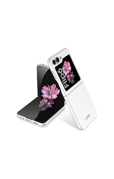 Galaxy Uyumlu Z Flip 6 Kılıf Zore Sert Kıpta Kapak Gümüş Galaxy Uyumlu Z Flip 6 Kılıf Zore Sert Kıpta Kapak Gümüş