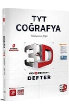 3d Yayınları 2024 Tyt Coğrafya Video Destekli Defter 3d Yayınları 2024 Tyt Coğrafya Video Destekli Defter