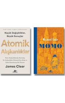 Pegasus Yayınları Atomik Alışkanlıklar - Momo 2 Kitap Set James Clear Michael Ende Pegasus Yayınları Atomik Alışkanlıklar - Momo 2 Kitap Set James Clear Michael Ende