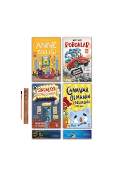 Timaş Çocuk 3 Ve 4 Sınıf - Anne Terliği - Robonlar - Canavar Olmanın Zorlukları - Sinemaya Gitmek İstiyorum Set Timaş Çocuk 3 Ve 4 Sınıf - Anne Terliği - Robonlar - Canavar Olmanın Zorlukları - Sinemaya Gitmek İstiyorum Set