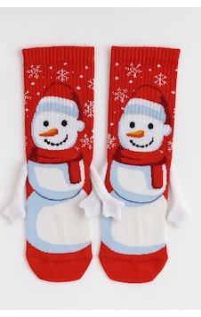 Carnaval Socks El Ele Tutuşan Kardan Adam Desenli Yılbaşı Çorabı 2000386 Carnaval Socks El Ele Tutuşan Kardan Adam Desenli Yılbaşı Çorabı 2000386