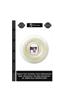 Premium Kordaj Sensatıon 16 200m Reel Wrz911000 Raket Teli Çeşitleri Kort Aksesuarı Tenis Ürünü Premium Kordaj Sensatıon 16 200m Reel Wrz911000 Raket Teli Çeşitleri Kort Aksesuarı Tenis Ürünü