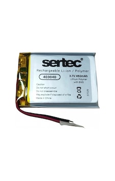 Sertec 403040 3.7v 450 Mah Li-polymer Pil Devreli/1.5a Sertec 403040 3.7v 450 Mah Li-polymer Pil Devreli/1.5a