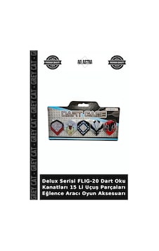 Delux Serisi Flıg-20 Dart Oku Kanatları 15 Li Uçuş Parçaları Eğlence Aracı Oyun Aksesuarı Delux Serisi Flıg-20 Dart Oku Kanatları 15 Li Uçuş Parçaları Eğlence Aracı Oyun Aksesuarı