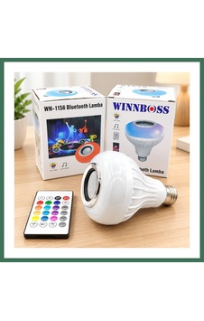 En-cag Bluetooth'lu Hoparlörlü Led Ampul Bss Standart En-cag Bluetooth'lu Hoparlörlü Led Ampul Bss Standart