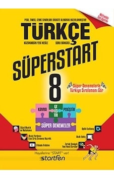 8. Sınıf Süperstart Türkçe Soru Bankası - Startfen Yayınları 8. Sınıf Süperstart Türkçe Soru Bankası - Startfen Yayınları