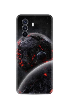 Huawei Nova Y70 Kılıf Resimli Desenli Silikon Platinium Series Kara Dünya 1902 Huawei Nova Y70 Kılıf Resimli Desenli Silikon Platinium Series Kara Dünya 1902