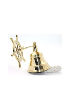 Pirinç Duvara Asmalı Dümenli Çan 71256194 Pirinç Duvara Asmalı Dümenli Çan 71256194