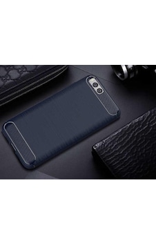 Xiaomi Mi Note 3 Kılıf Karbon Fiber Tasarım Silikon Lacivert Xiaomi Mi Note 3 Kılıf Karbon Fiber Tasarım Silikon Lacivert