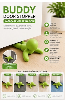 3d Baskı Sevimli Figürlü Kapı Tutucu Pratik Doorstop Kapı Sabitleyici Ev Ofis İçin Kapı Stoperi+ - Yeşil 3d Baskı Sevimli Figürlü Kapı Tutucu Pratik Doorstop Kapı Sabitleyici Ev Ofis İçin Kapı Stoperi+ - Yeşil