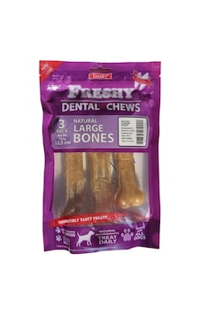 Freshy Dental Kemik 3 Lü 165 Gr.%100 Doğal Dana Derisi