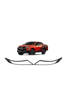 Mitsubishi L200 2019 Sonrası Ön Far Kaplama Abs Siyah
