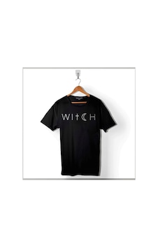 Witch Cadı Haç Hilal Din Ateizm Baskılı Tişört Unisex T-shirt 001 Witch Cadı Haç Hilal Din Ateizm Baskılı Tişört Unisex T-shirt 001