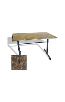 Halley Mutfak Masası 70x120 Esb Werzalit, Wermodin Ve Allzalit Tabla - Karacabey Mermer Çok Renkli