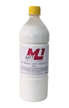 M1 Art Saf Akrilik Boya Beyaz 1500.ml