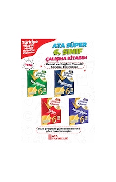 6. Sınıf Tüm Dersler Süper Çalışma Kitabım Set 6. Sınıf Tüm Dersler Süper Çalışma Kitabım Set