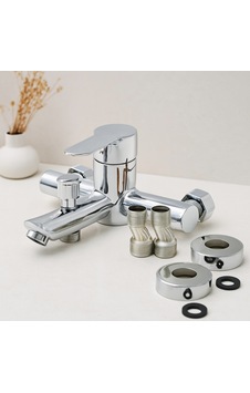Krom Aç-kapa Banyo Bataryası Ktx-2640 Çok Renkli Krom Aç-kapa Banyo Bataryası Ktx-2640 Çok Renkli