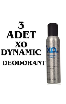 Xo Dynamic Erkek Sprey Deodorant 3 x 150 ML Xo Dynamic Erkek Sprey Deodorant 3 x 150 ML