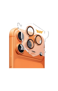 Buff İphone 17 Pro / 17 Pro Max Titan Metal Kamera Lens Koruyucu Orange Turuncu Buff İphone 17 Pro / 17 Pro Max Titan Metal Kamera Lens Koruyucu Orange Turuncu