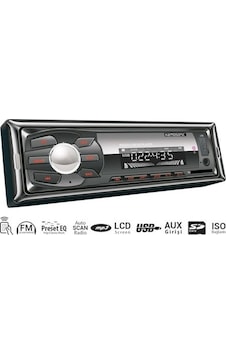 Kamosonic Ks-Mx121 4X50W Aux/Mp3/Wma/Fm/Usb/Sd Oto Teyp