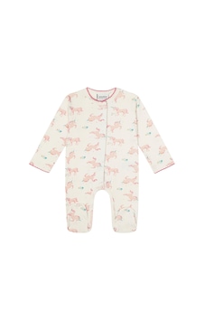 Antebies Organik Gots Sertifikalı Unicorn Masalı Desenli, Önden Ve Ağdan Çıtçıtlı, Uzun Kollu, Ayaklı Bebek Tulumu Pembe Antebies Organik Gots Sertifikalı Unicorn Masalı Desenli, Önden Ve Ağdan Çıtçıtlı, Uzun Kollu, Ayaklı Bebek Tulumu Pembe