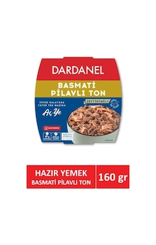 Dardanel Aç Ye Hazır Yemek Basmati Pilavlı Ton Balığı 160 Gr Dardanel Aç Ye Hazır Yemek Basmati Pilavlı Ton Balığı 160 Gr
