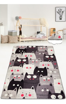Cats Gri Djt 200X290 Cm Çocuk Ve Bebek Halıları,Yıkanabilir Cats Gri Djt 200X290 Cm Çocuk Ve Bebek Halıları,Yıkanabilir