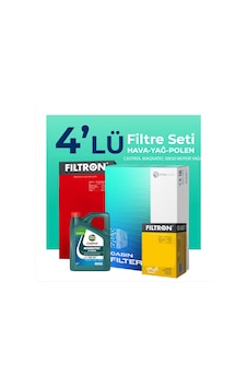 Filtron Honda City 1.4 Benzin Filtre Bakım Seti Castrol Motor Yağlı (2006-2008) 4 Lü Filtron Honda City 1.4 Benzin Filtre Bakım Seti Castrol Motor Yağlı (2006-2008) 4 Lü