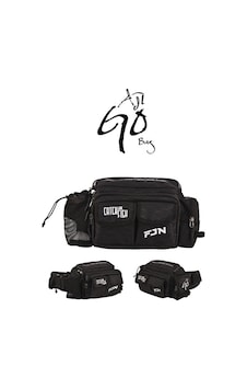 Fujin Ajigo Bel Çantası Black - Balıkçı Çantası Std Fujin Ajigo Bel Çantası Black - Balıkçı Çantası Std