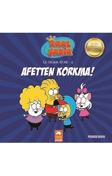 Kral Şakir Afetten Korkma-İlk Okuma Kitabı 6 - Varol Yaşaroğlu - Eksik Parça Kral Şakir Afetten Korkma-İlk Okuma Kitabı 6 - Varol Yaşaroğlu - Eksik Parça