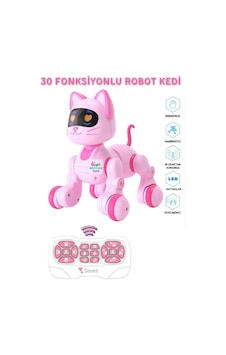 Uzaktan Kumandalı 30 Fonksiyon Akıllı Interaktif Öğretici Robot Oyuncak Kedi Kedi Uzaktan Kumandalı 30 Fonksiyon Akıllı Interaktif Öğretici Robot Oyuncak Kedi Kedi