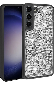 Galaxy S23 Plus Kılıf Parlak Taşlı Tasarım Zore Ston Kapak Siyah Galaxy S23 Plus Kılıf Parlak Taşlı Tasarım Zore Ston Kapak Siyah