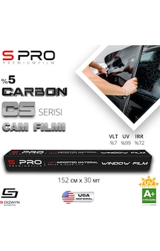 S Pro Cam Filmi Nano Carbon Cs Serisi 2ply %05 152cm/30mt