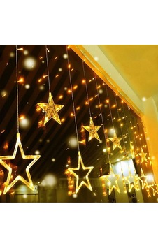 Kumandalı Yıldız Figürlü 12 Sarkıtlı 120 Led Uzaktan Kumandalı Dekor Işık Masaüstü Ve Ortam Aydınlatması Beyaz Kumandalı Yıldız Figürlü 12 Sarkıtlı 120 Led Uzaktan Kumandalı Dekor Işık Masaüstü Ve Ortam Aydınlatması Beyaz