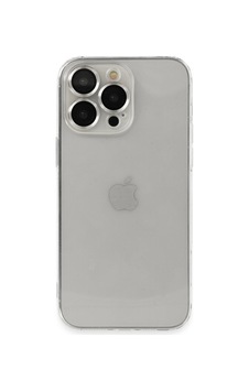Apple İphone 13 Pro Max Kılıf Luko Lens Silikon - Gümüş Apple İphone 13 Pro Max Kılıf Luko Lens Silikon - Gümüş