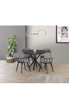 Ahtapot Metal Ayak Irony Highgloss İstanbul Sandalye Soft-18 100 100 Pota Masa Takımı Siyah Ahtapot Metal Ayak Irony Highgloss İstanbul Sandalye Soft-18 100 100 Pota Masa Takımı Siyah
