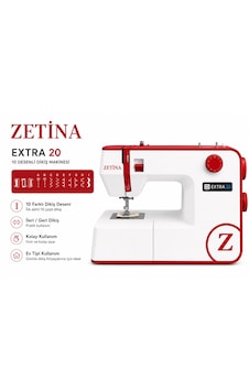 Zetina Extra 20 Ev Tipi Dikiş Makinası Beyaz Zetina Extra 20 Ev Tipi Dikiş Makinası Beyaz