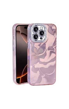 Apple Uyumlu iPhone 16 Pro Kılıf Airbagli Parlak Taş Detay Tasarımlı Zore Esila Kapak Apple Uyumlu iPhone 16 Pro Kılıf Airbagli Parlak Taş Detay Tasarımlı Zore Esila Kapak