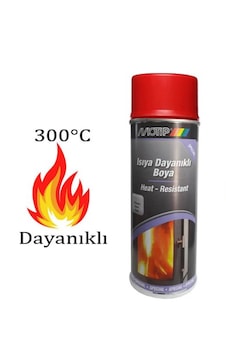 Motip Isıya Dayanıklı Yanmaz Sprey Boya Kırmızı 400 ML Motip Isıya Dayanıklı Yanmaz Sprey Boya Kırmızı 400 ML